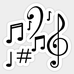 Musical Notes Sticker